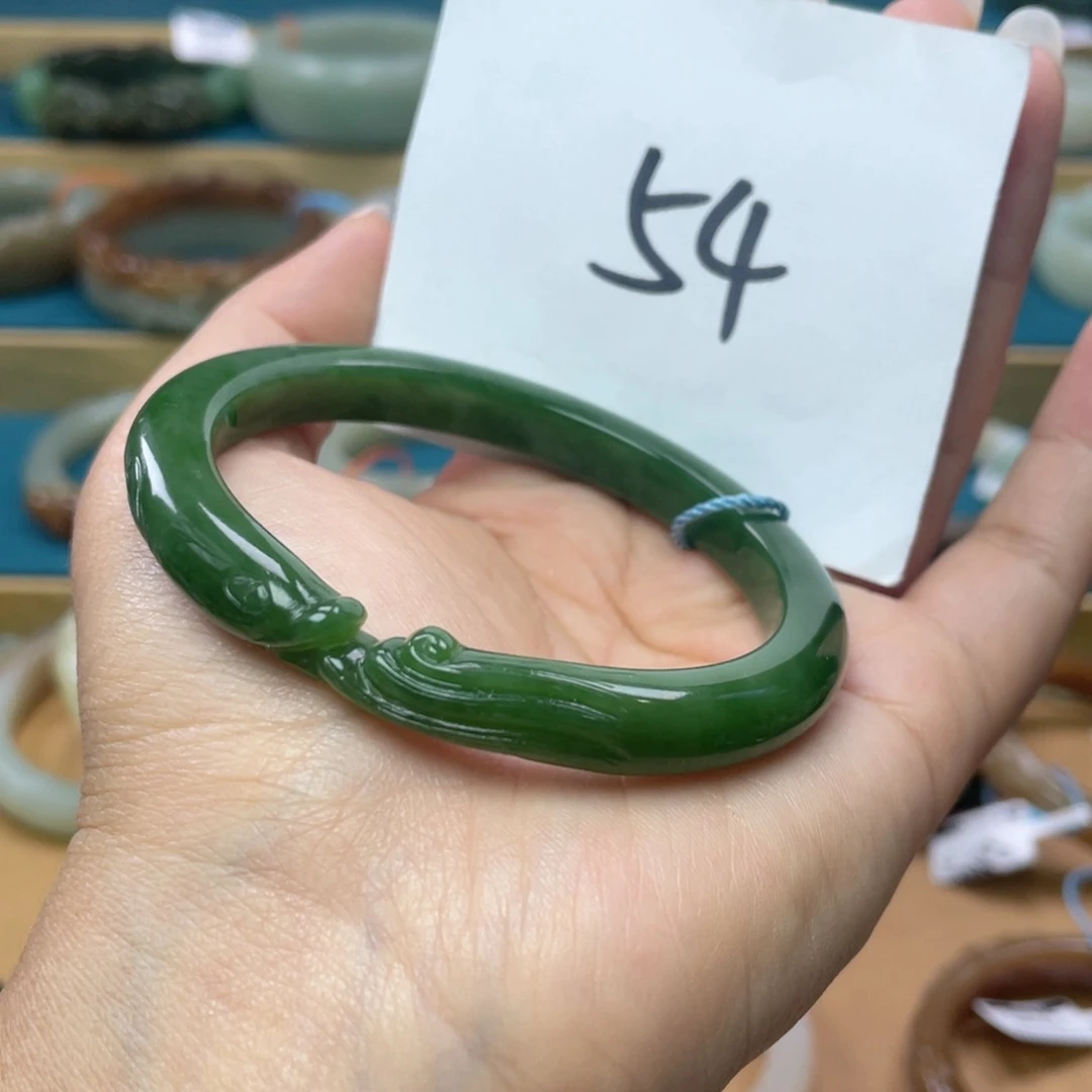 未镶嵌手镯和田玉圈口60
