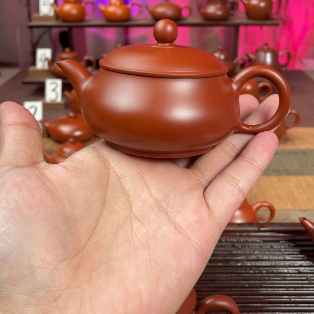 白***强紫砂茶壶精工超薄明炉120cc