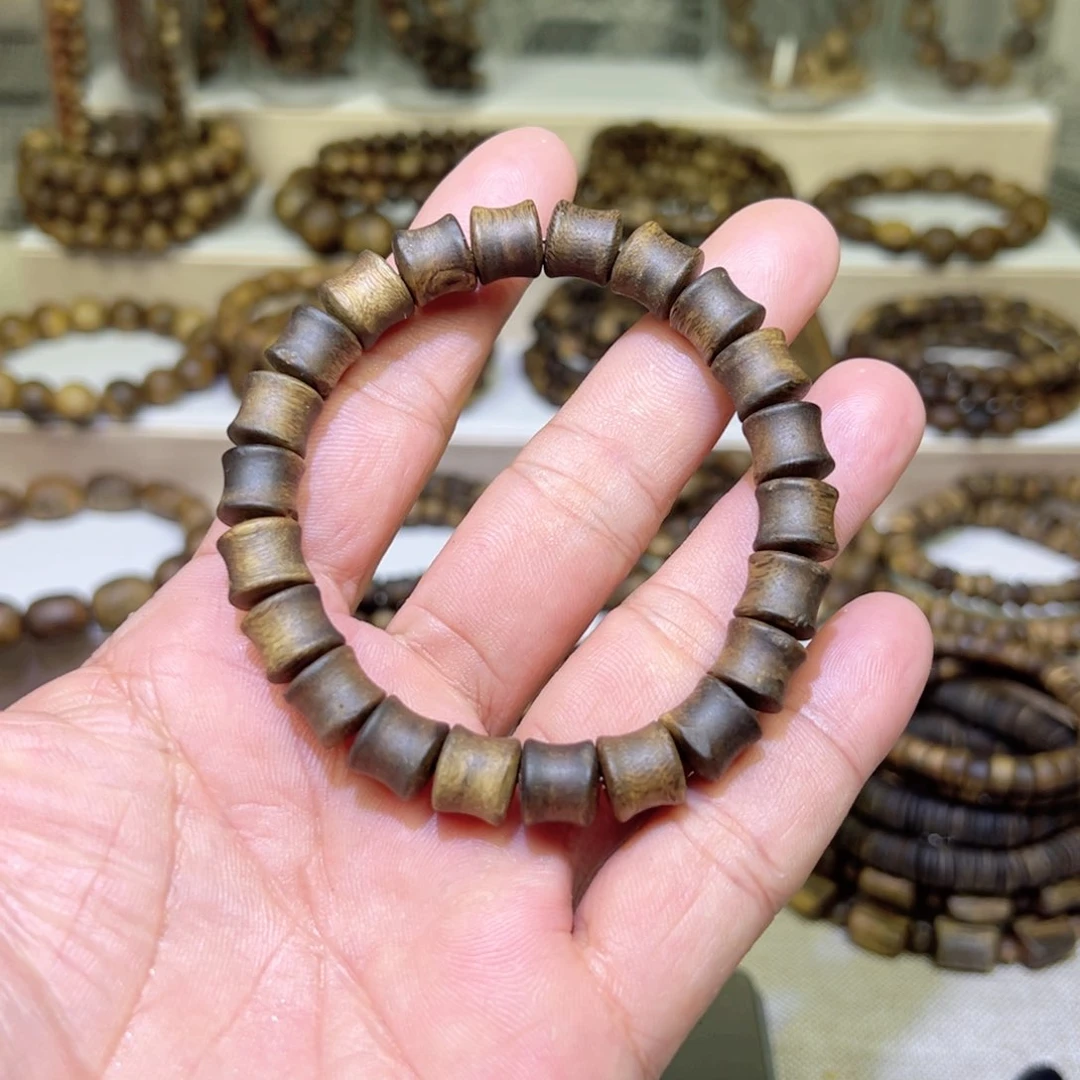 沉香沉香碎屑奇楠沉香10mm竹节多样发一