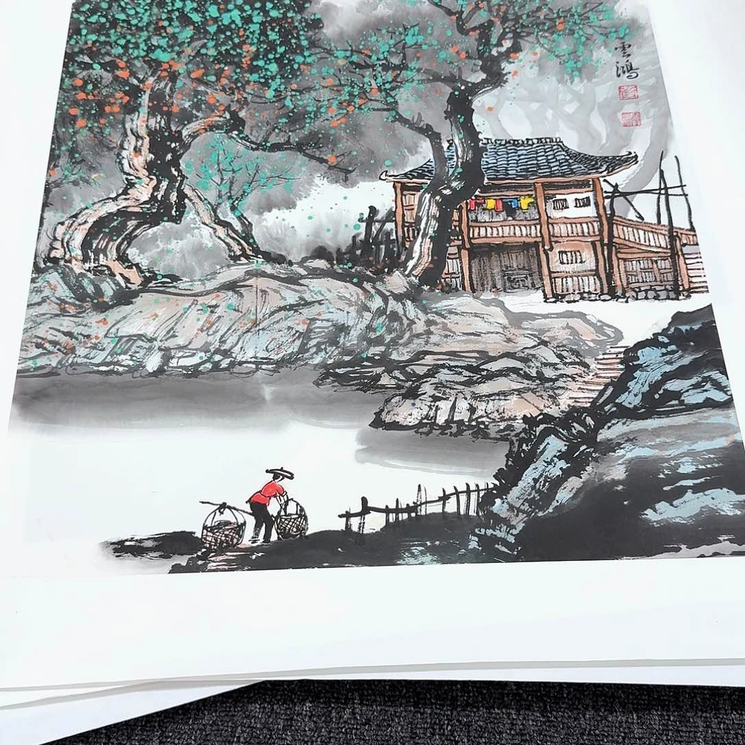 国画【十周年放漏】黄云鸿纯手绘作品50✖️50