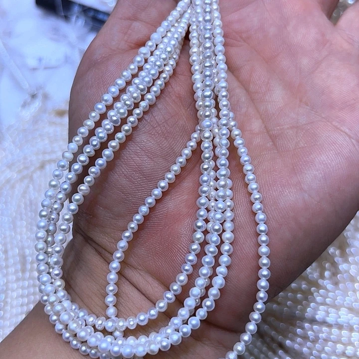 淡水珍珠颈饰银S925镶嵌