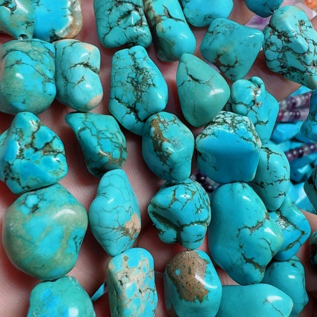 玛瑙/玉髓合金珠宝半成品松石随型一条