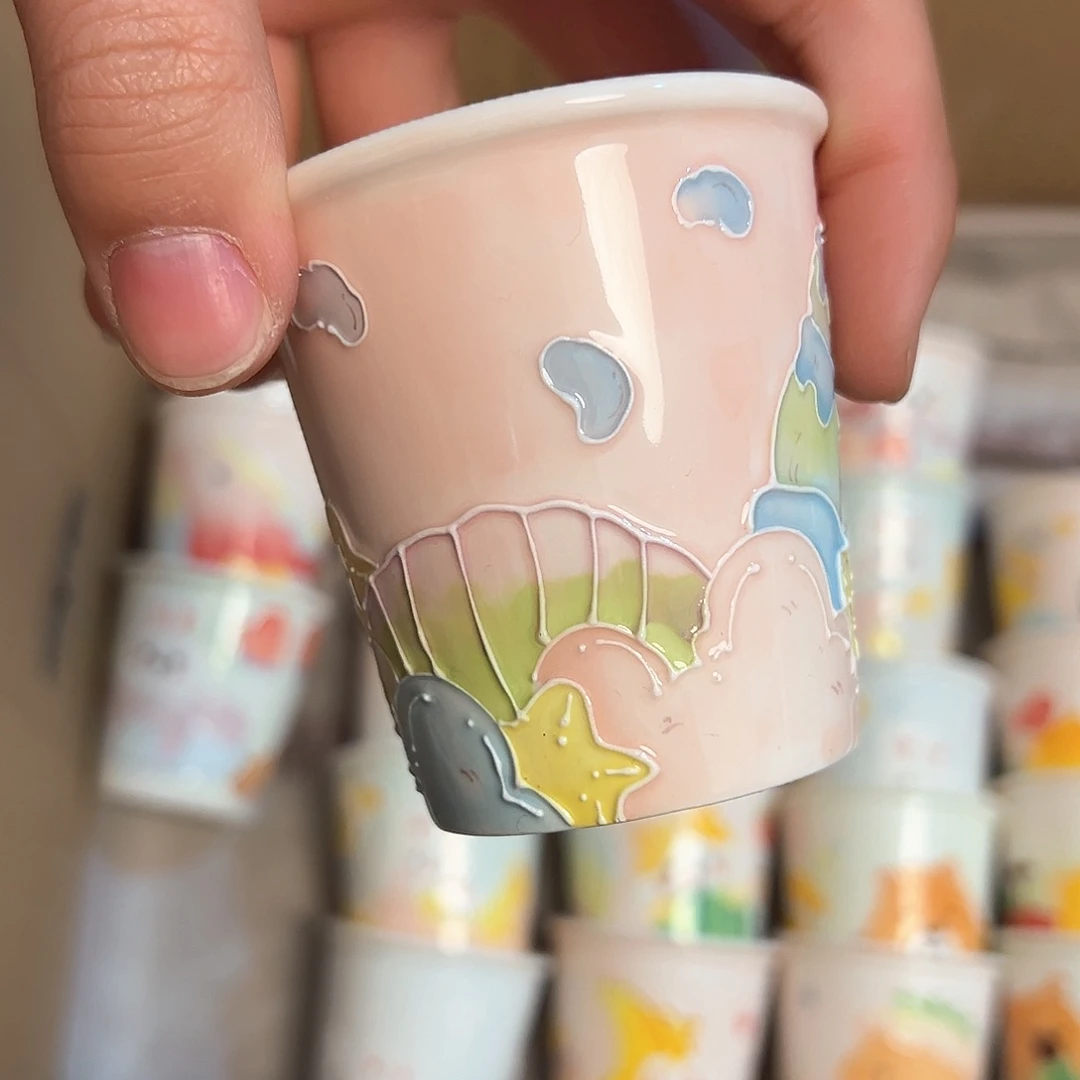 洋*菊景德镇陶瓷艺术精品219