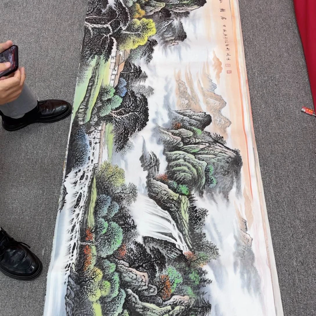 国画国画作品多次