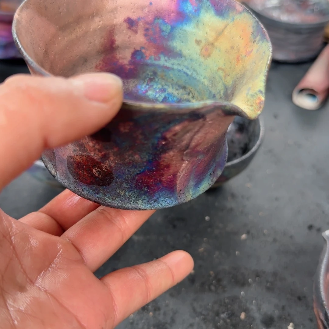 柴**滚荥经黑砂19号窑宝瑕1只