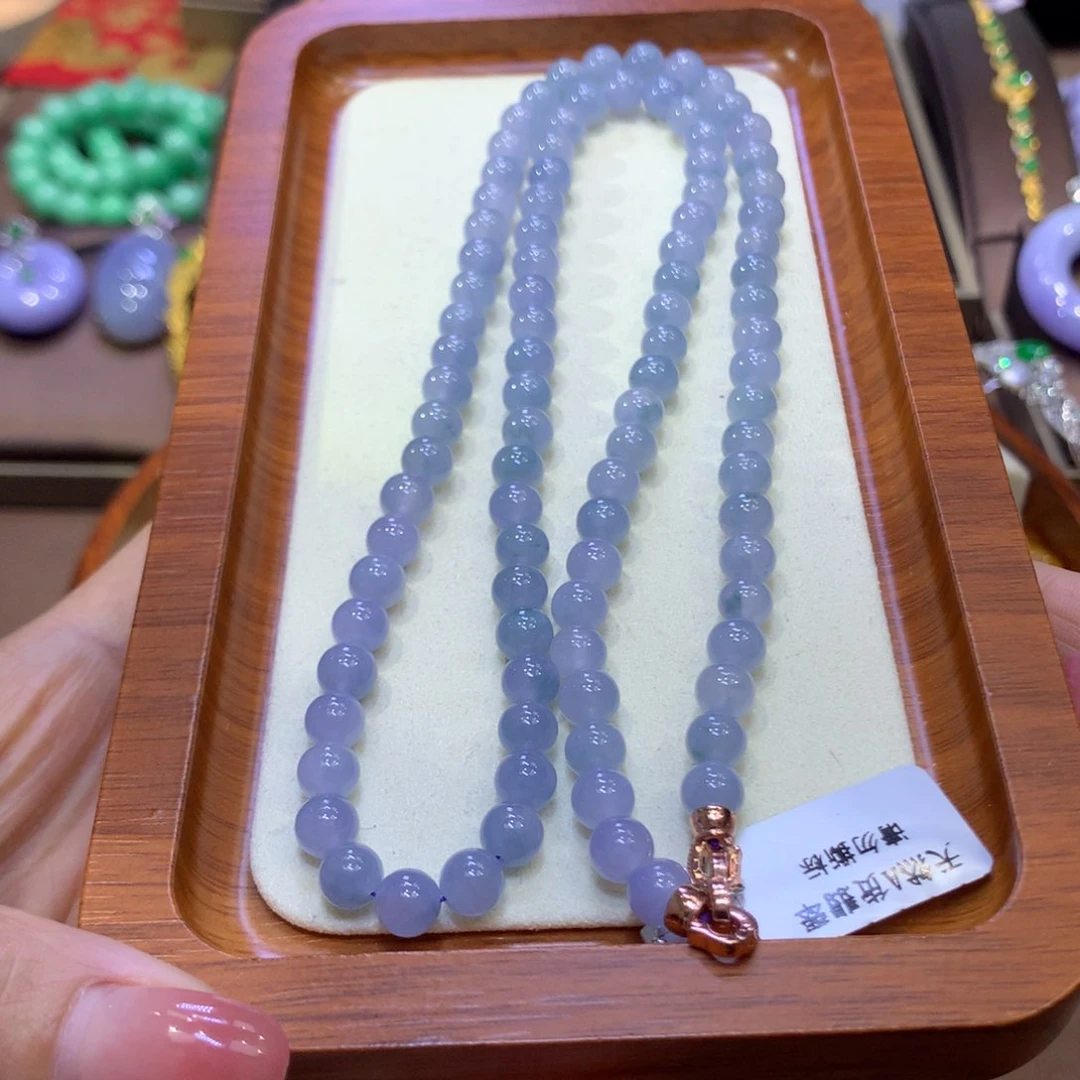 【闪购商品】翡翠未镶嵌颈饰糖**果定金500 总价7999