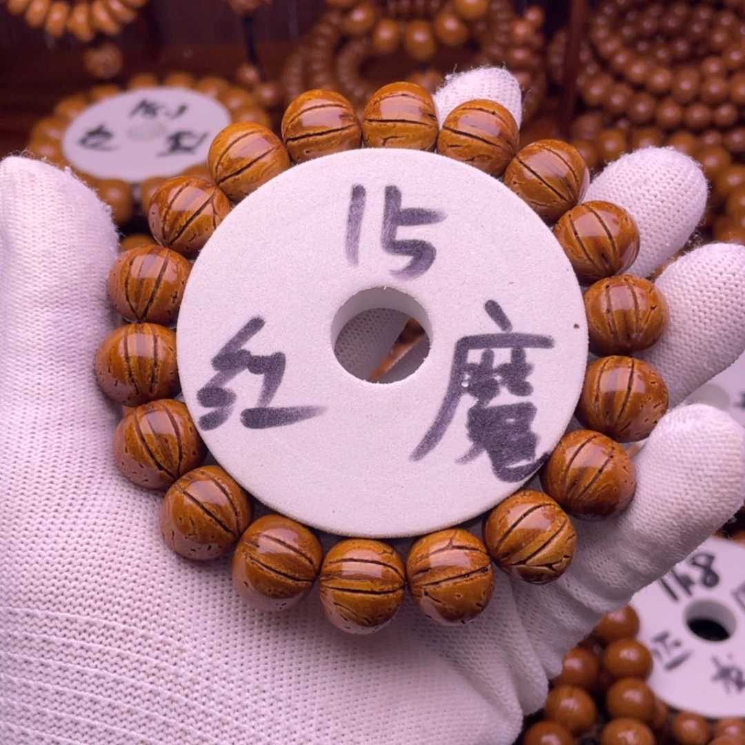 【闪购商品】吊坠桃核慕**15脑纹桃核光珠