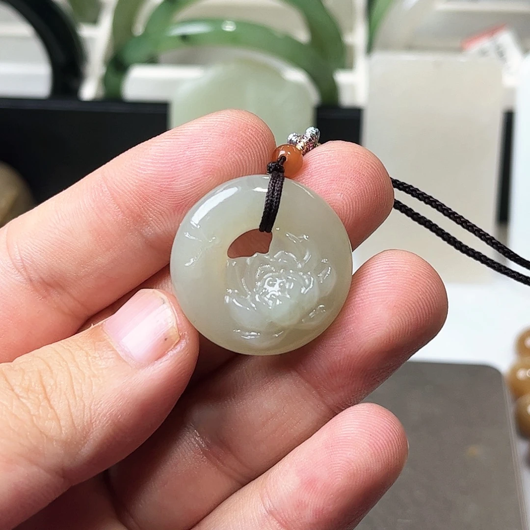 和田玉未镶嵌颈饰29