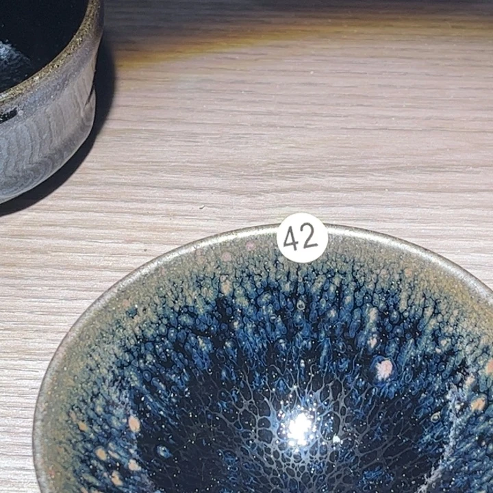 茶盏青***鱼璞器建盏主人杯42