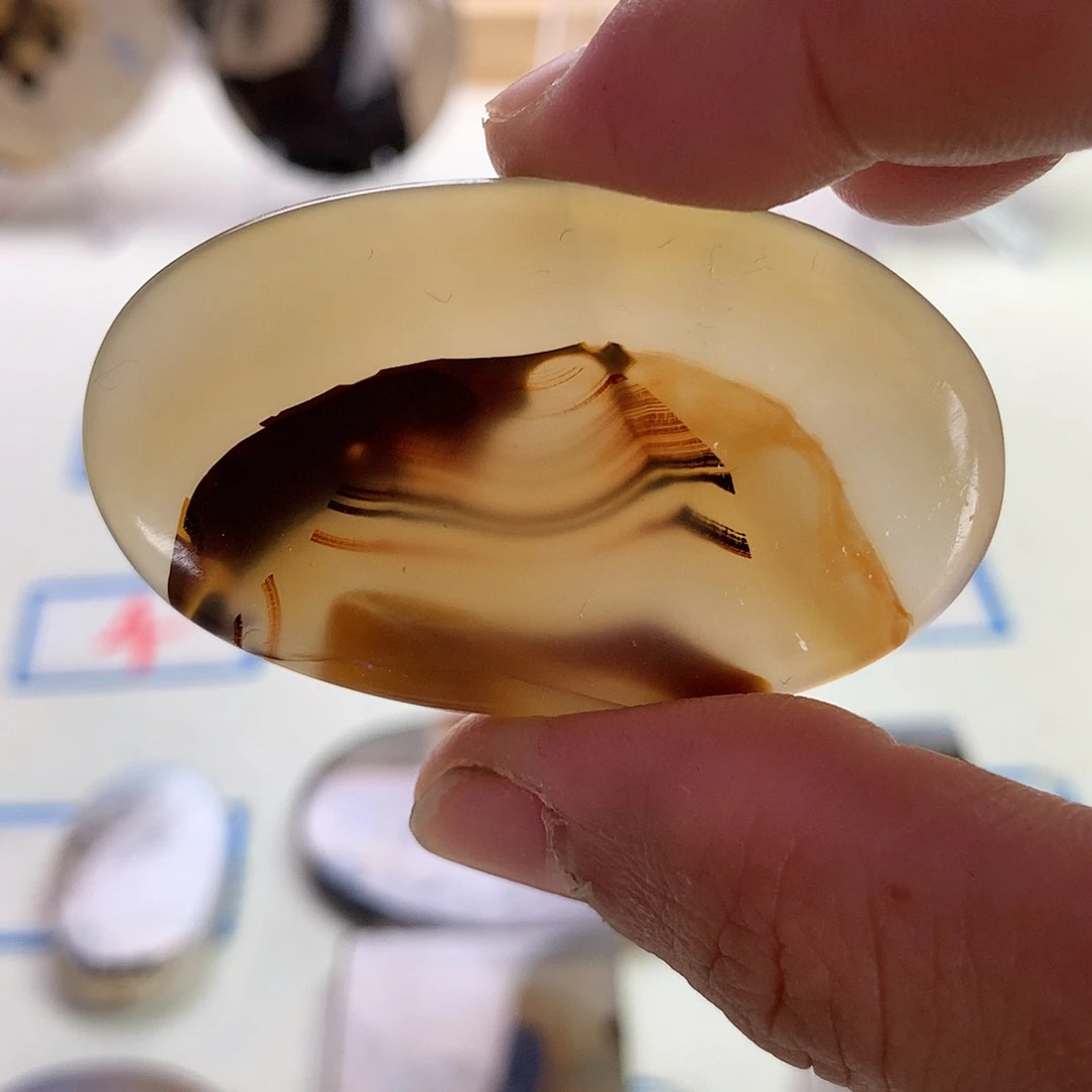 未镶嵌玛瑙/玉髓珠宝半成品