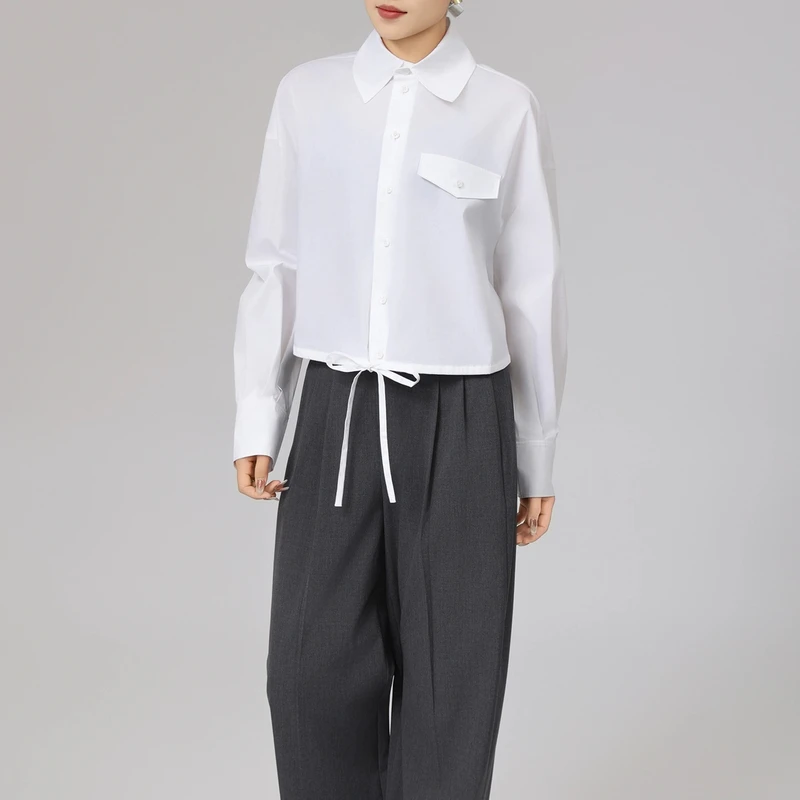 GIRDEAR/哥弟新款宽松百搭上衣小众气质户外休闲长袖外套130030