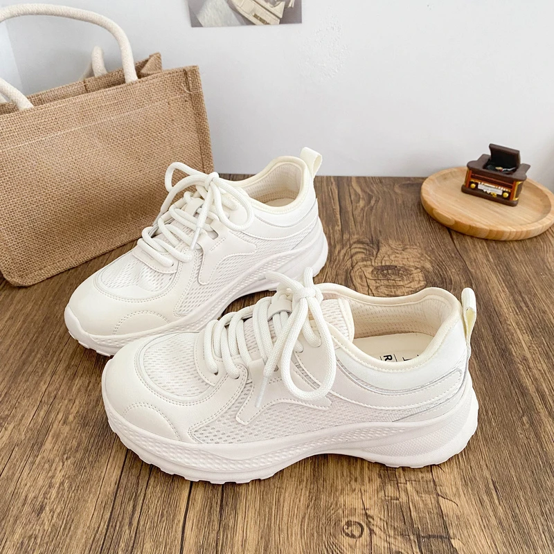 网面透气小白鞋女2025夏季超轻ins百搭舒适休闲运动跑步鞋XY-A575