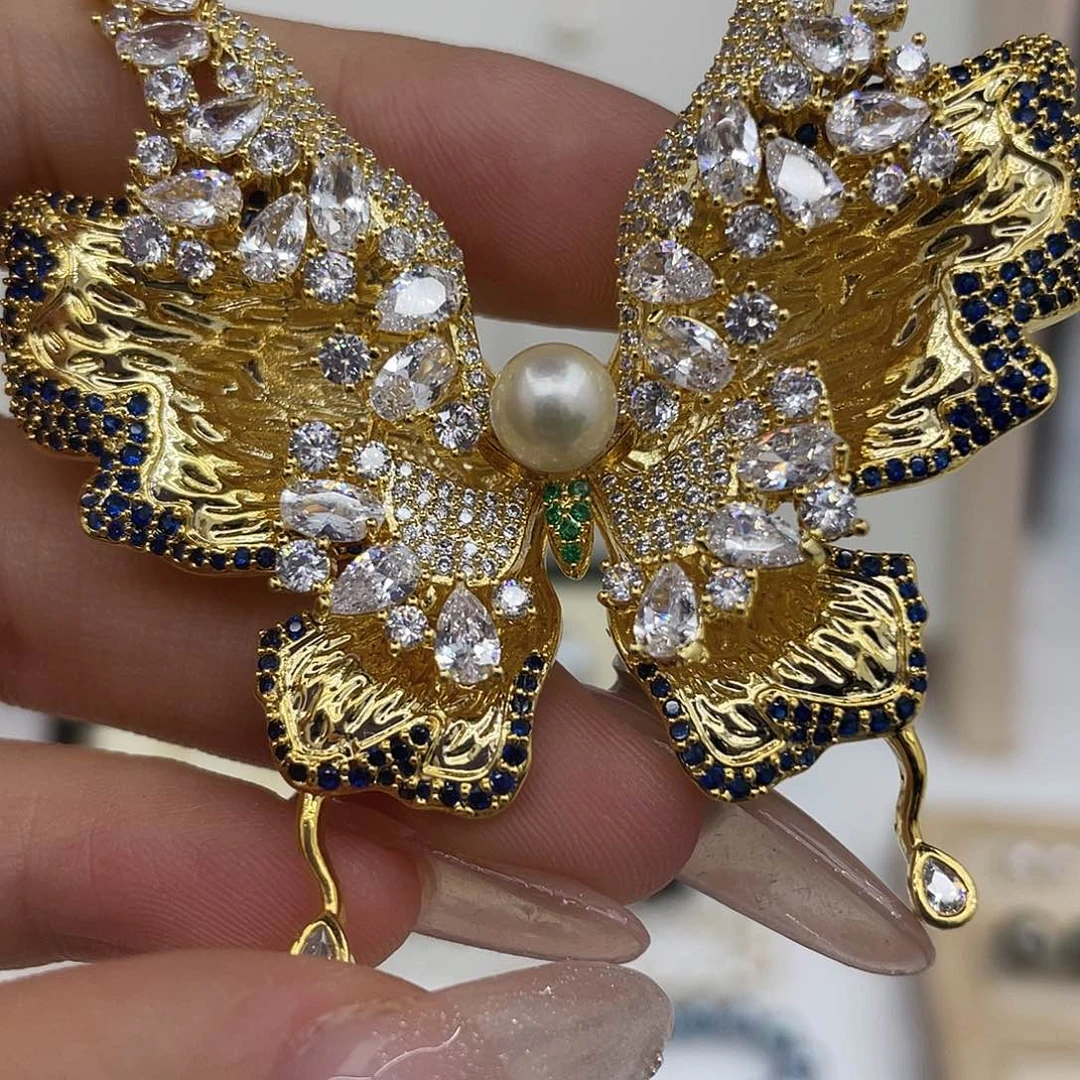 海水珍珠未镶嵌胸针