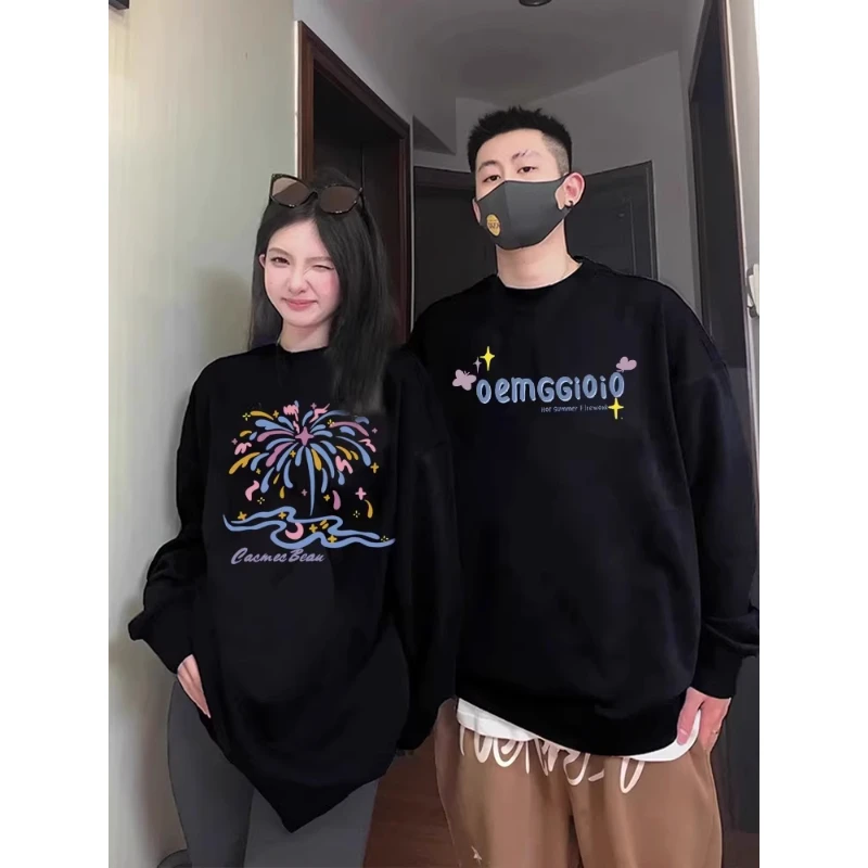 特别的情侣装卫衣2025秋冬新款不一样高级感独特不会撞衫百搭卫衣