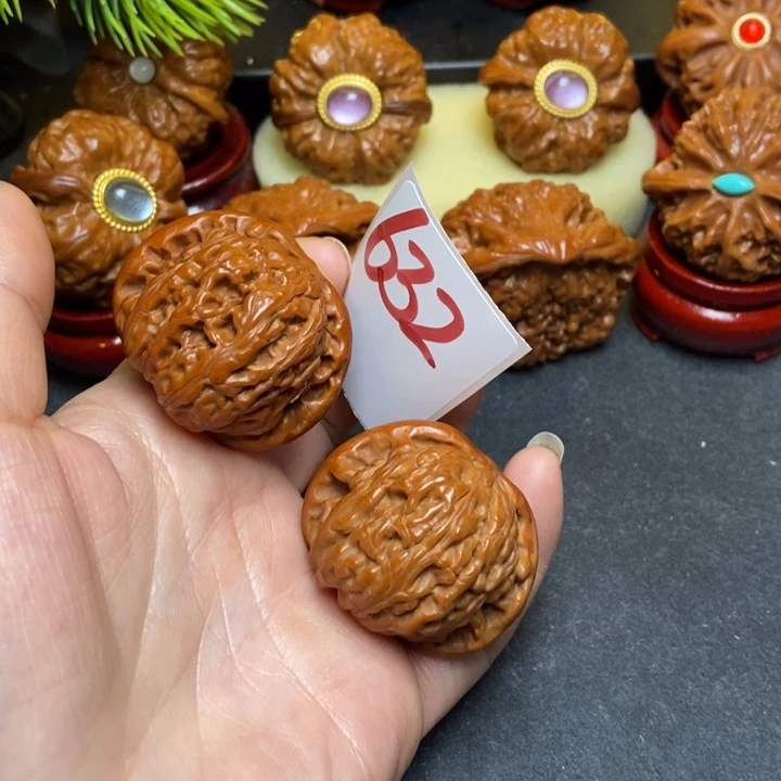 文玩核桃把件38狮子632