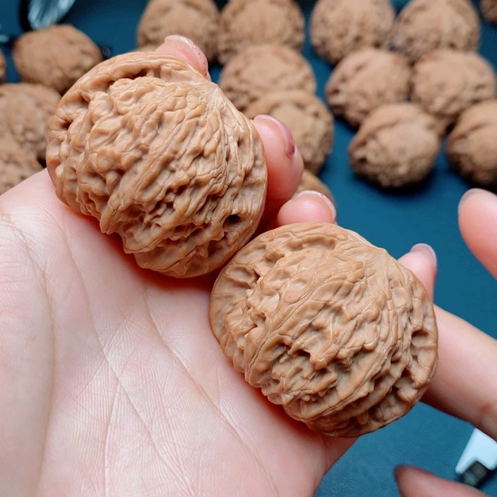 文玩核桃把件磨盘43