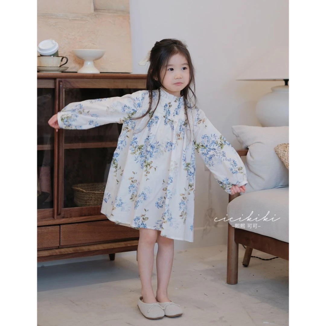 【伊顿庄园】2025儿童春季新款时尚女孩童装连衣裙 熙熙可可LYQ2501
