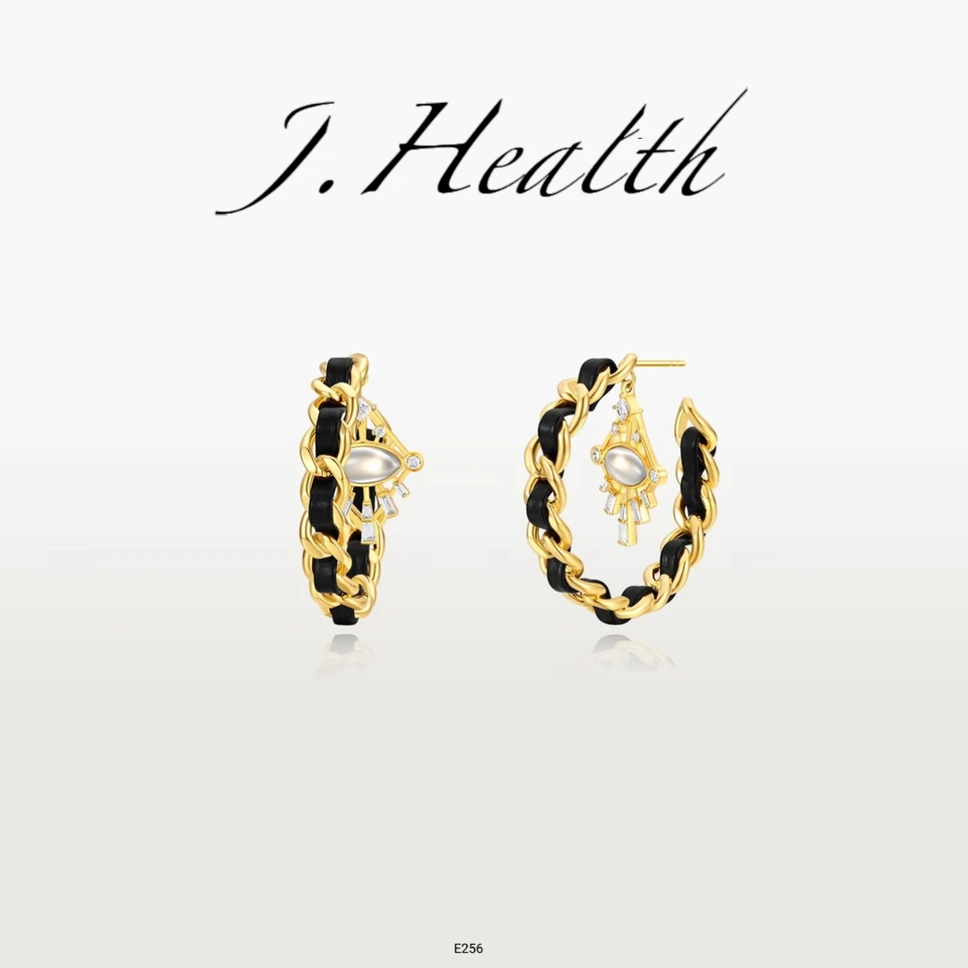 925银耳饰 J.Health 【天使之眼】法式高级感气质耳环 E256