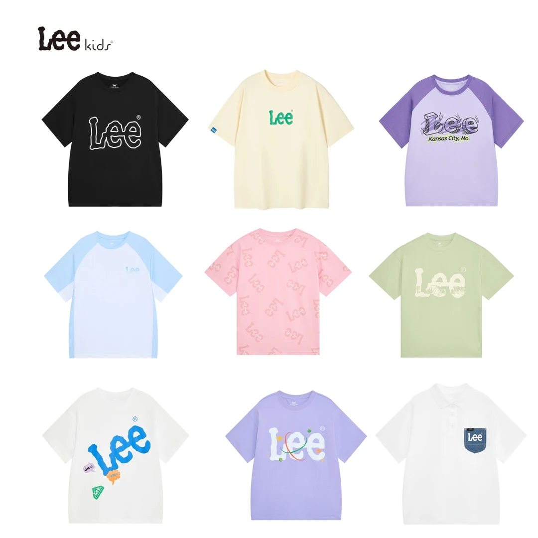 断码清货男女中大童亲子印花男童t恤短袖T恤