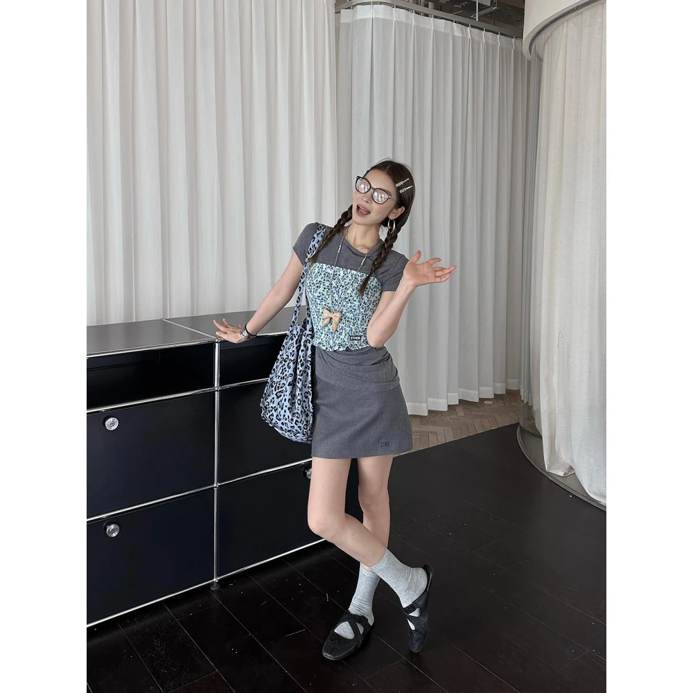 SOLSOL买手店 MAKE IF 24秋冬新品设计师品牌 简约羊毛半裙半身裙
