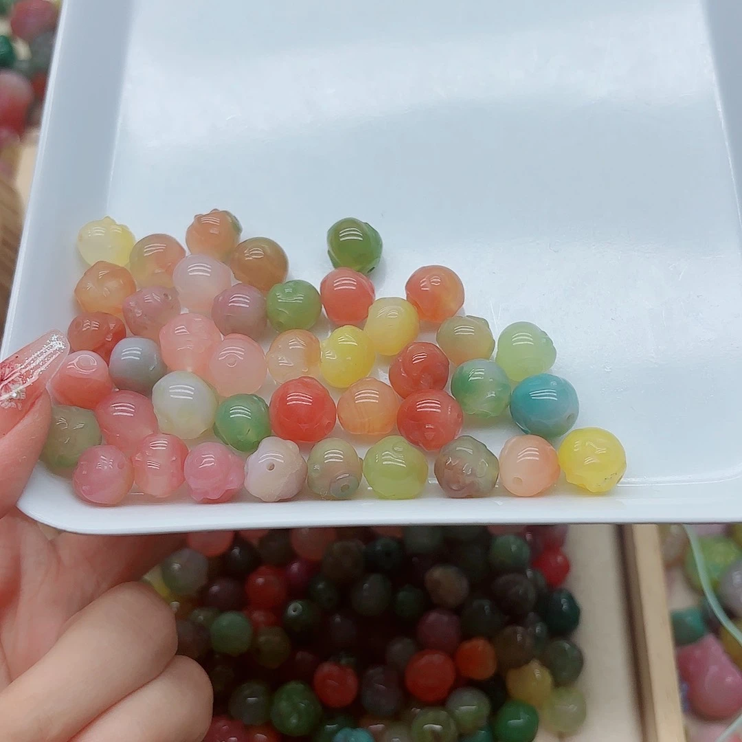 玛瑙/玉髓手链未镶嵌小**学盐源200