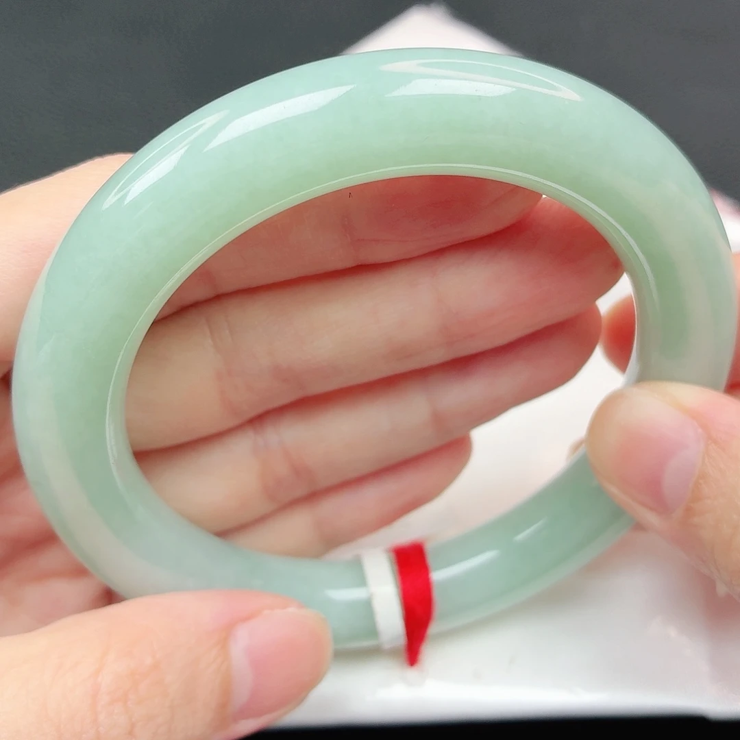 未镶嵌手镯翡翠32号圆条57