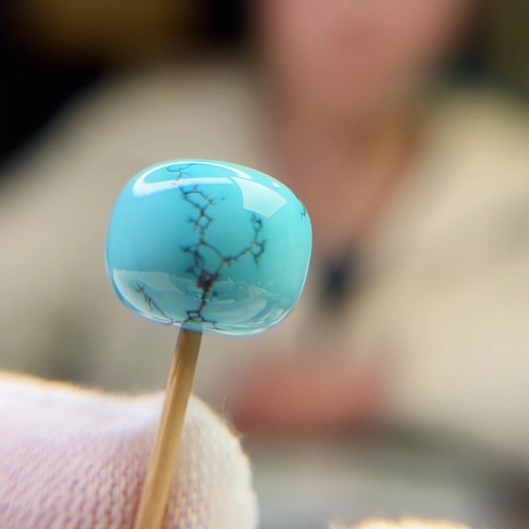 绿松石珠宝奇石未镶嵌14.8