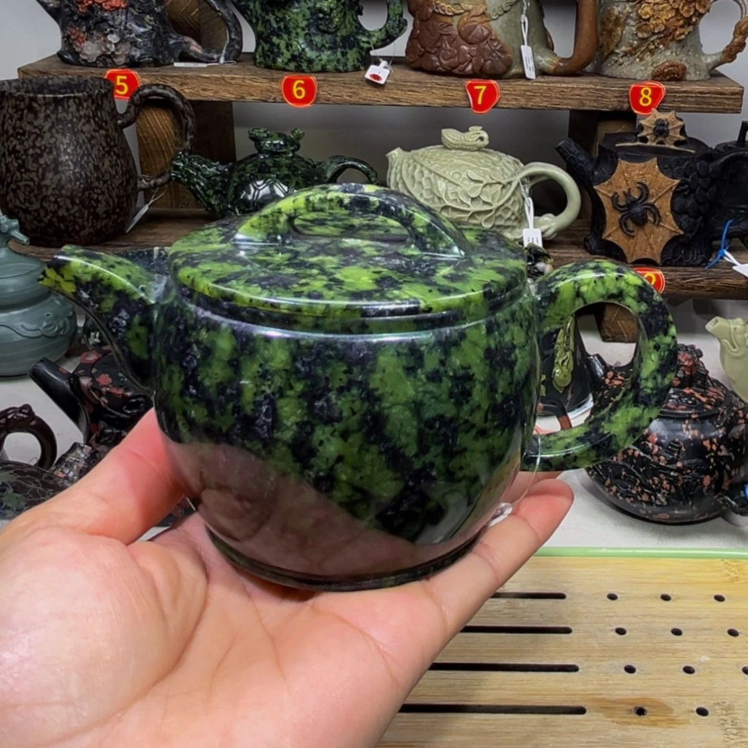藏玉药王石汉瓦壶240cc