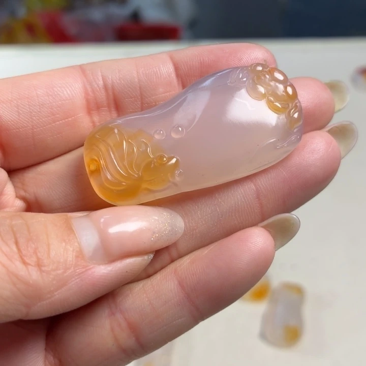 玛瑙/玉髓未镶嵌吊坠(不含链)