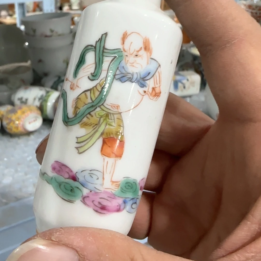 瓷片摆件手绘瓷器全部处理了吧