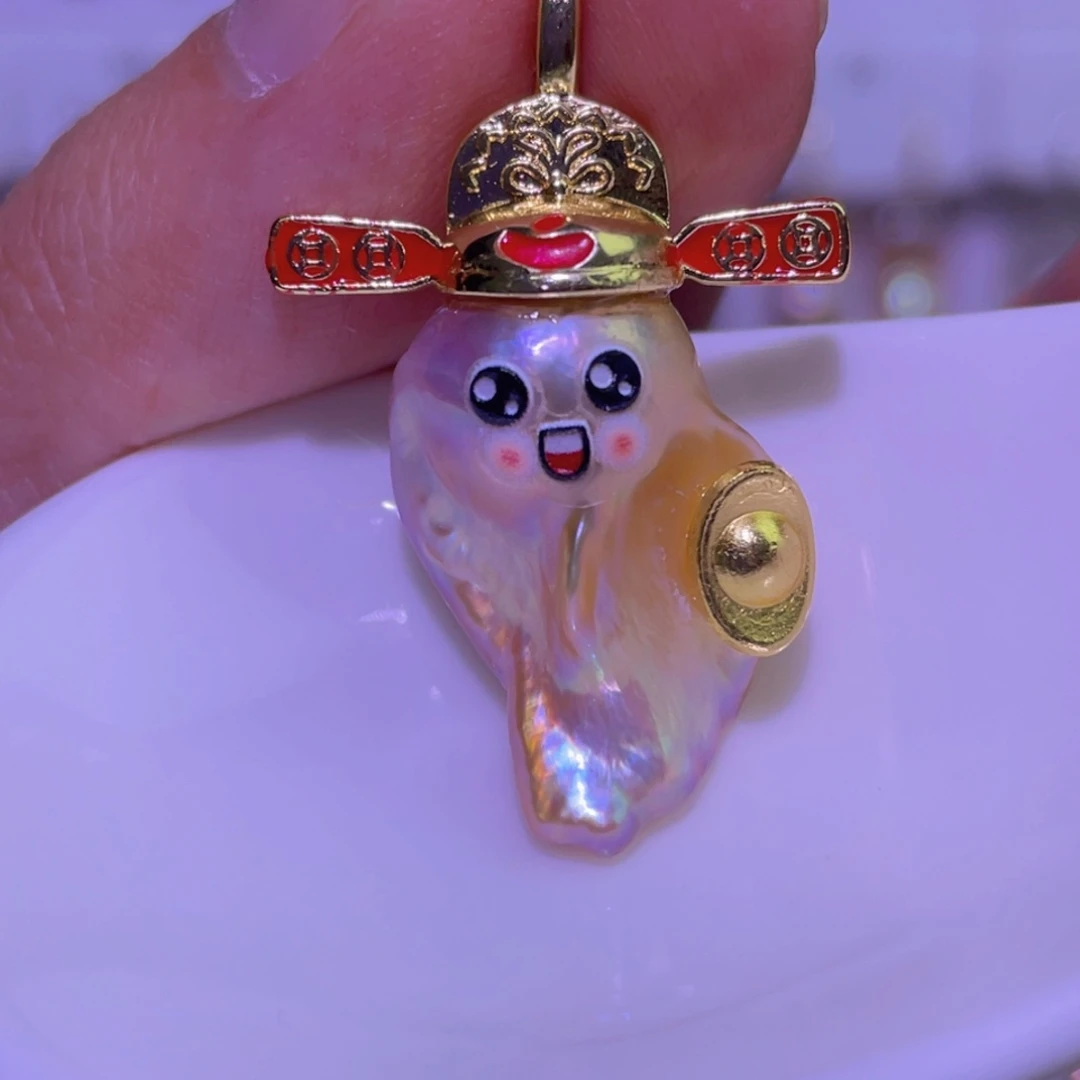 天然淡水珍珠吊坠未镶嵌淡水珍珠