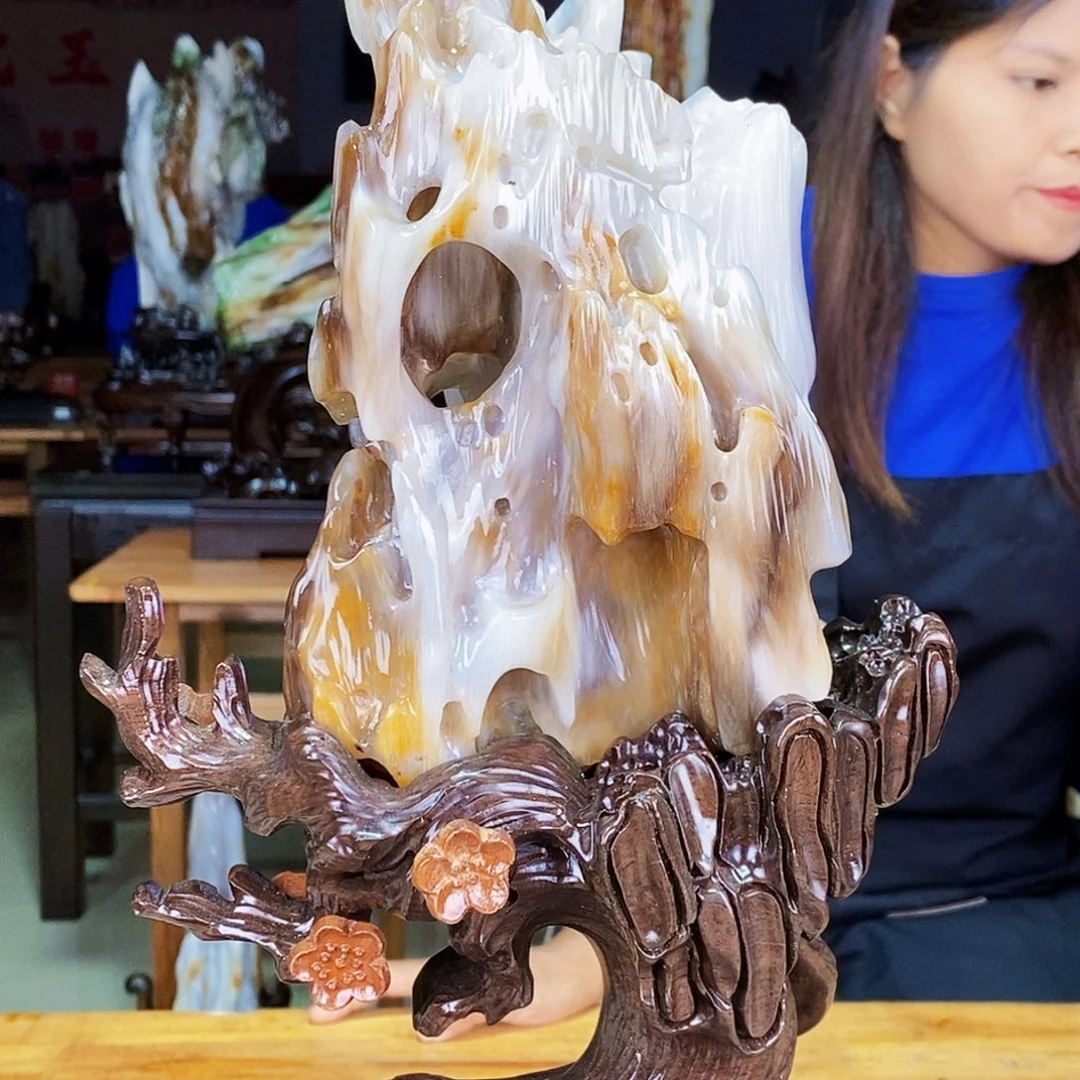 硅化玉未镶嵌珠宝奇石