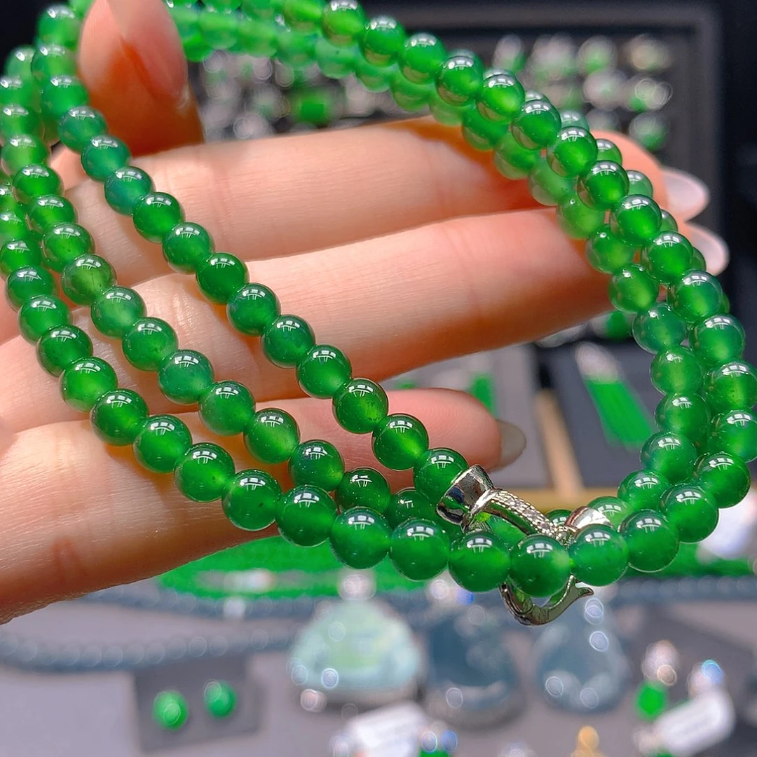 翡翠未镶嵌颈饰天然翡翠