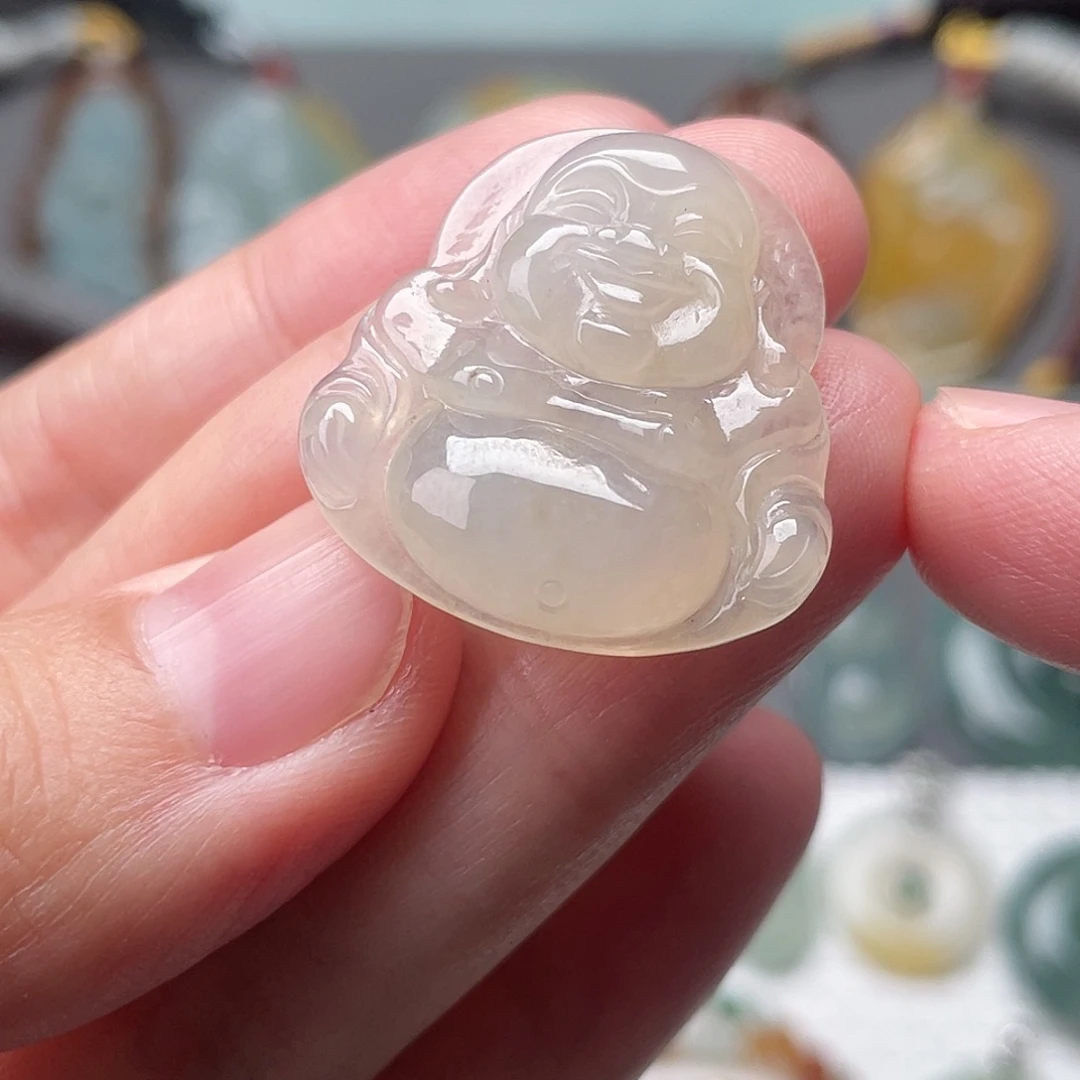 颈饰未镶嵌翡翠佛公