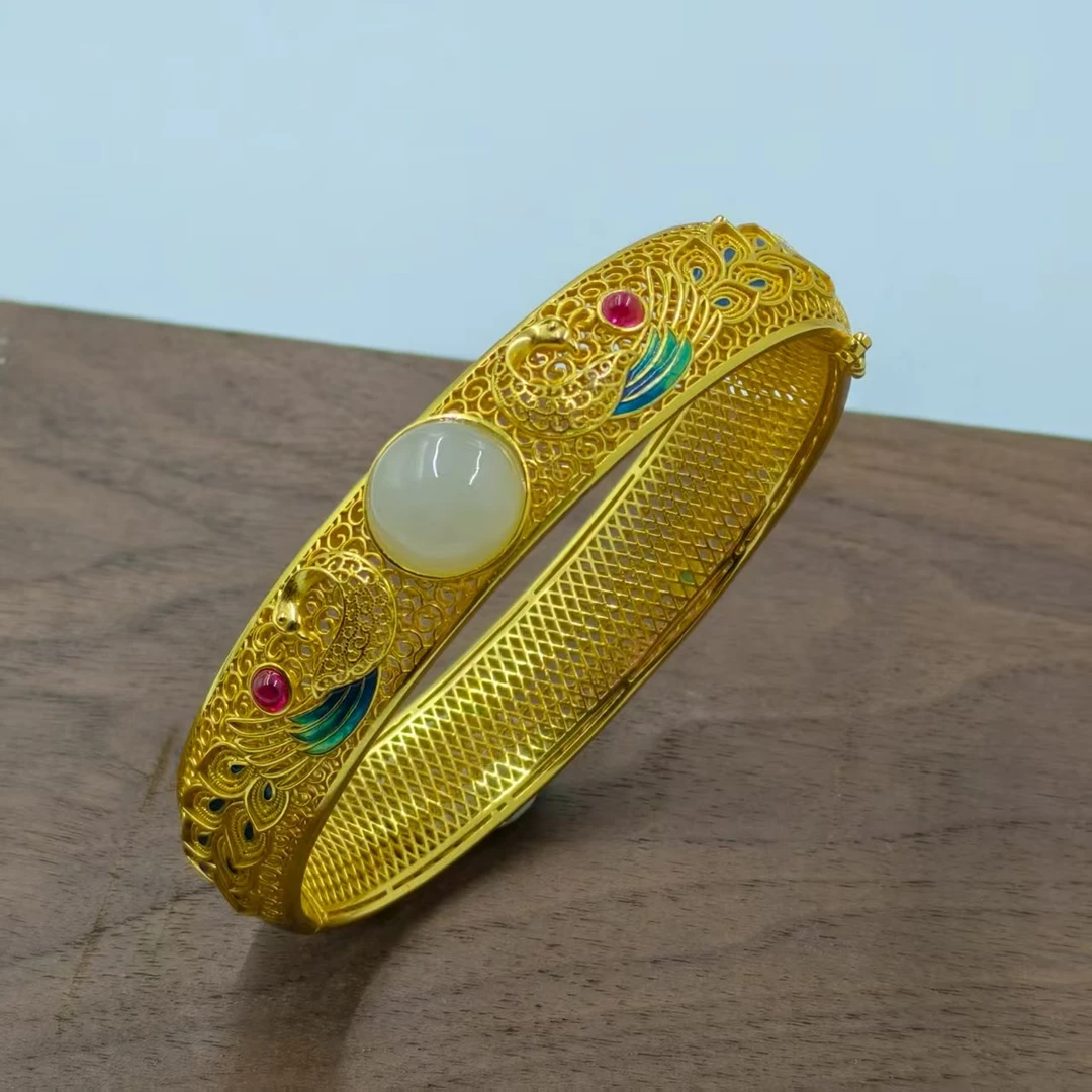 [粉丝专属]高奢臻品天然和田玉手镯 XKHTY110 （多样性发货）