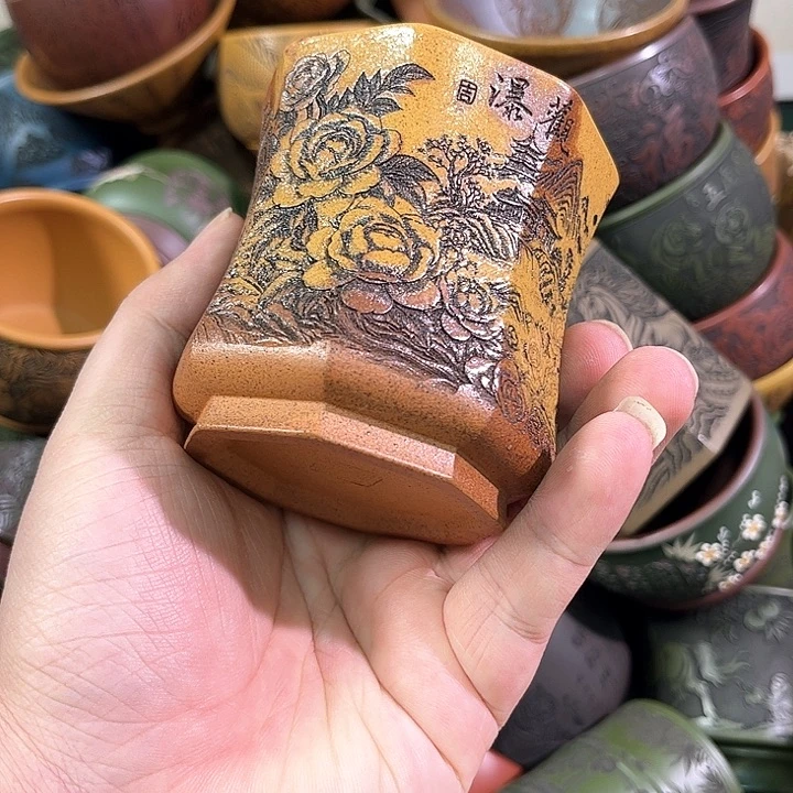 茶杯紫砂全手工紫砂主人杯