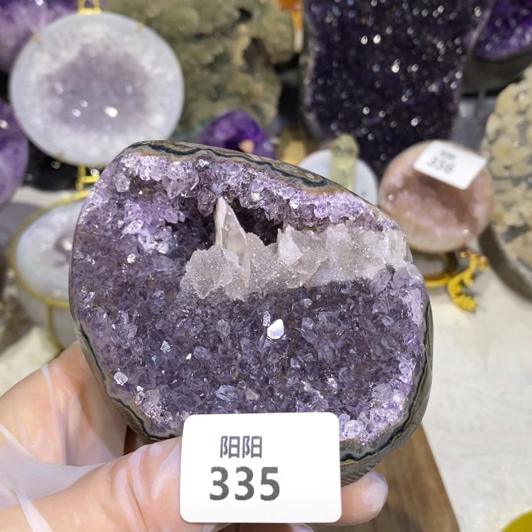 水晶大型摆件（非配饰）未镶嵌方解石