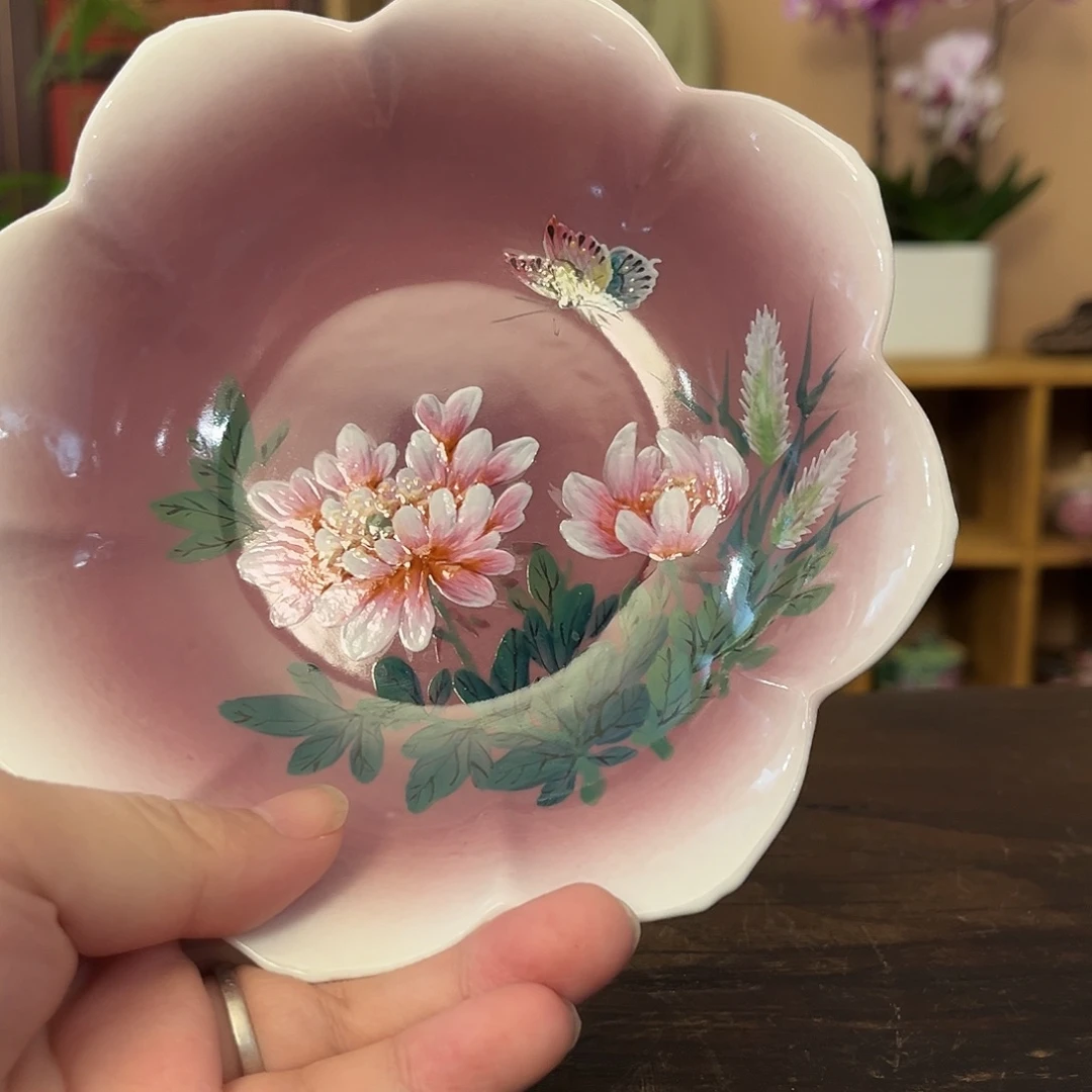 景德镇柴烧手工手绘茶具