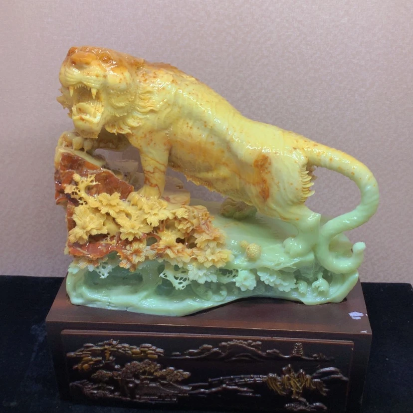 【闪购商品】未镶嵌蛇纹石玉摆件覆膜