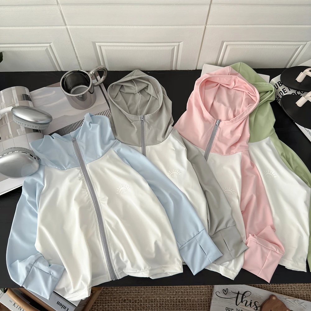 【UPF50+光变图案】儿童防晒衣夏季冰丝防紫外线男童防晒服女童外套