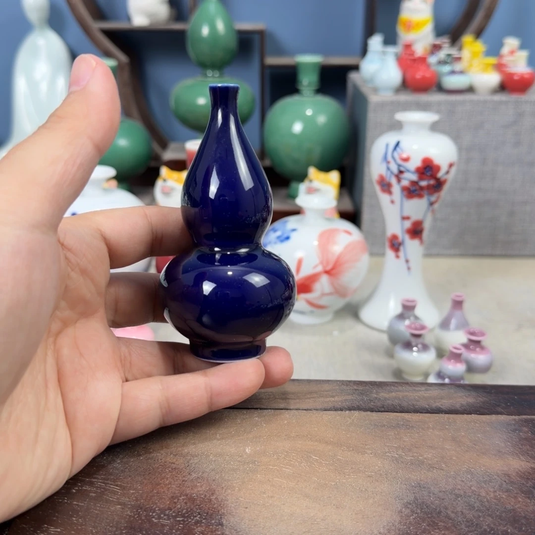 陶瓷手工小花器摆件