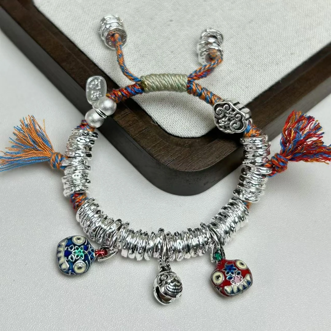 创意礼品足银手镯【九宫格】个人单