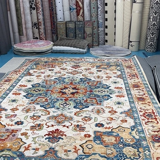 混纺243×348误差±1-3cm精编细砂仿羊绒棉布底微瑕