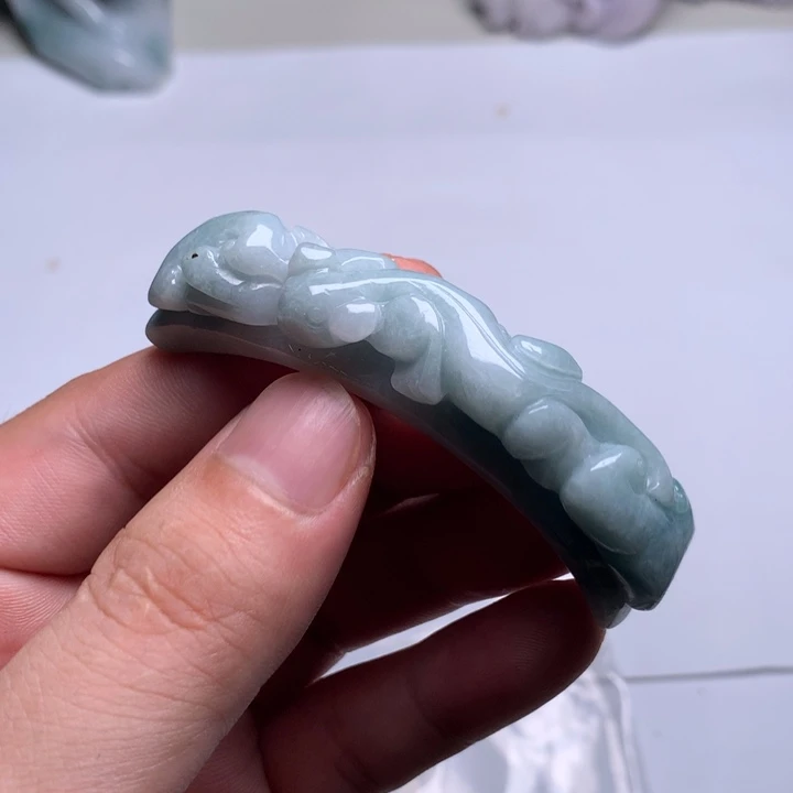 翡翠未镶嵌颈饰手牌7