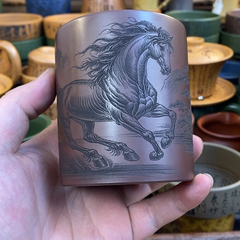 【闪购商品】紫砂杯子宜兴全手工紫砂杯