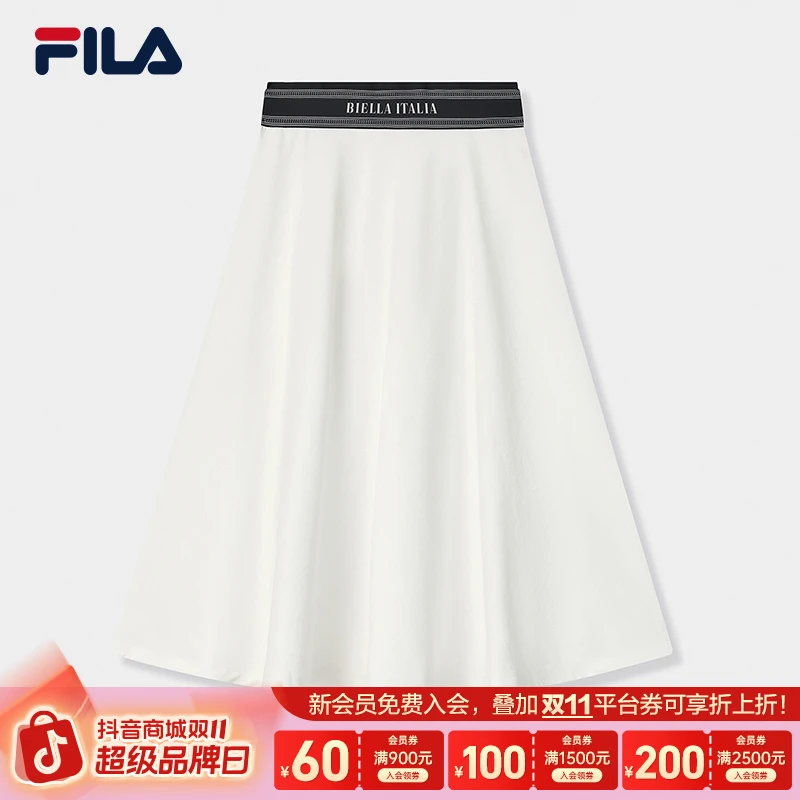 Fila/斐乐2025年夏新款户外运动百搭梭织半身运动短裙F11W534308F