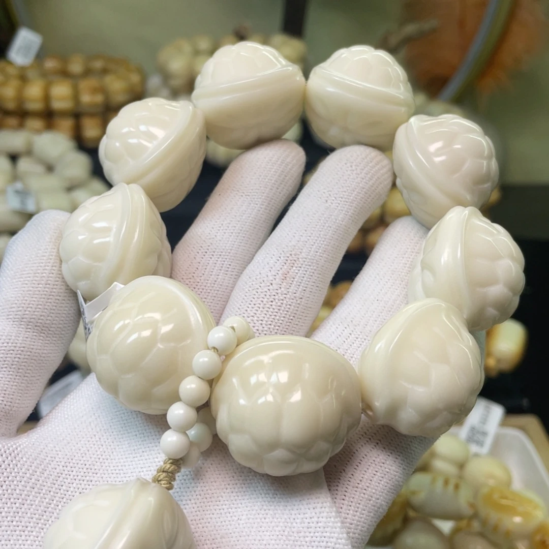 菩提根/象牙果手串104富甲全品