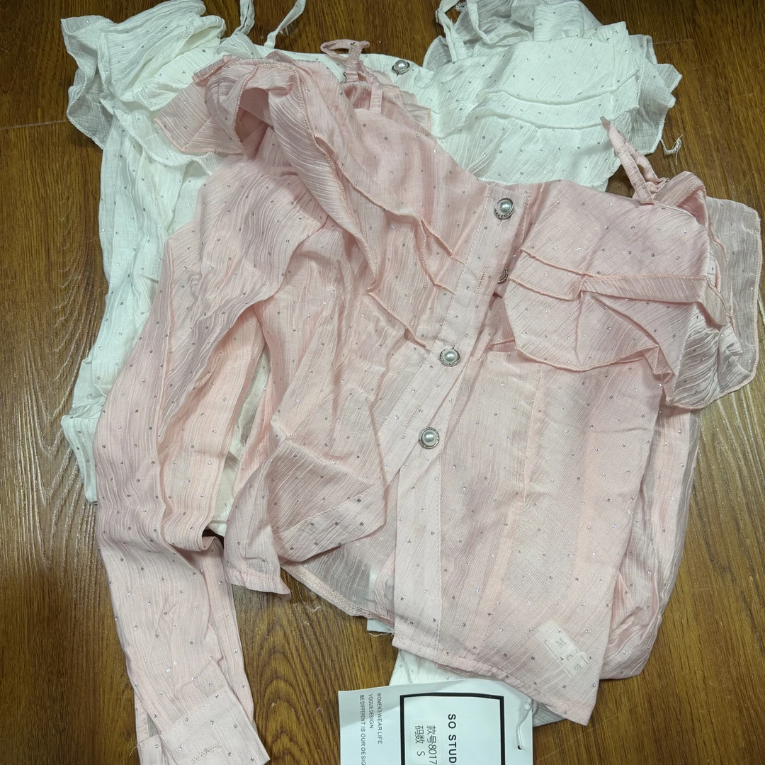 【CPL】8017早春新款细闪小众女神衬衫
