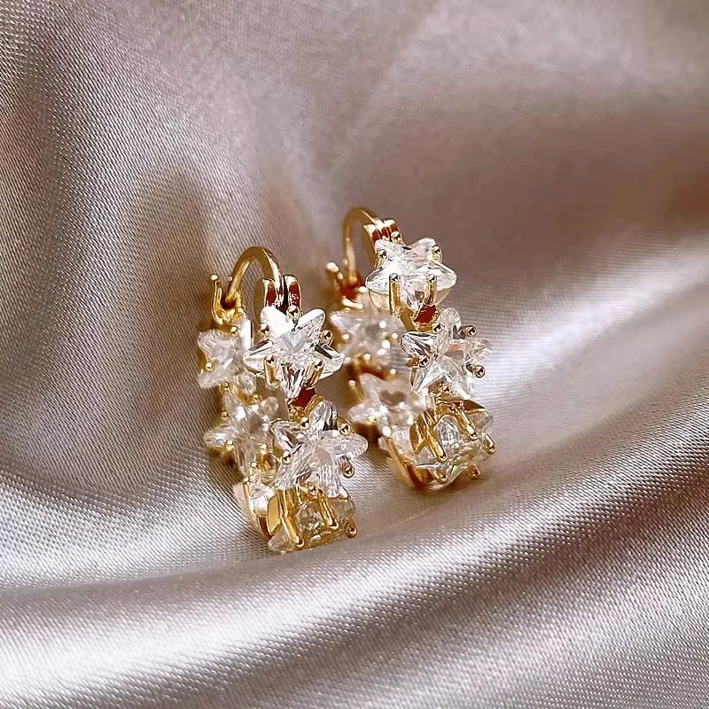 铜合金耳饰 新款时尚气质耳环个性简约耳扣9673