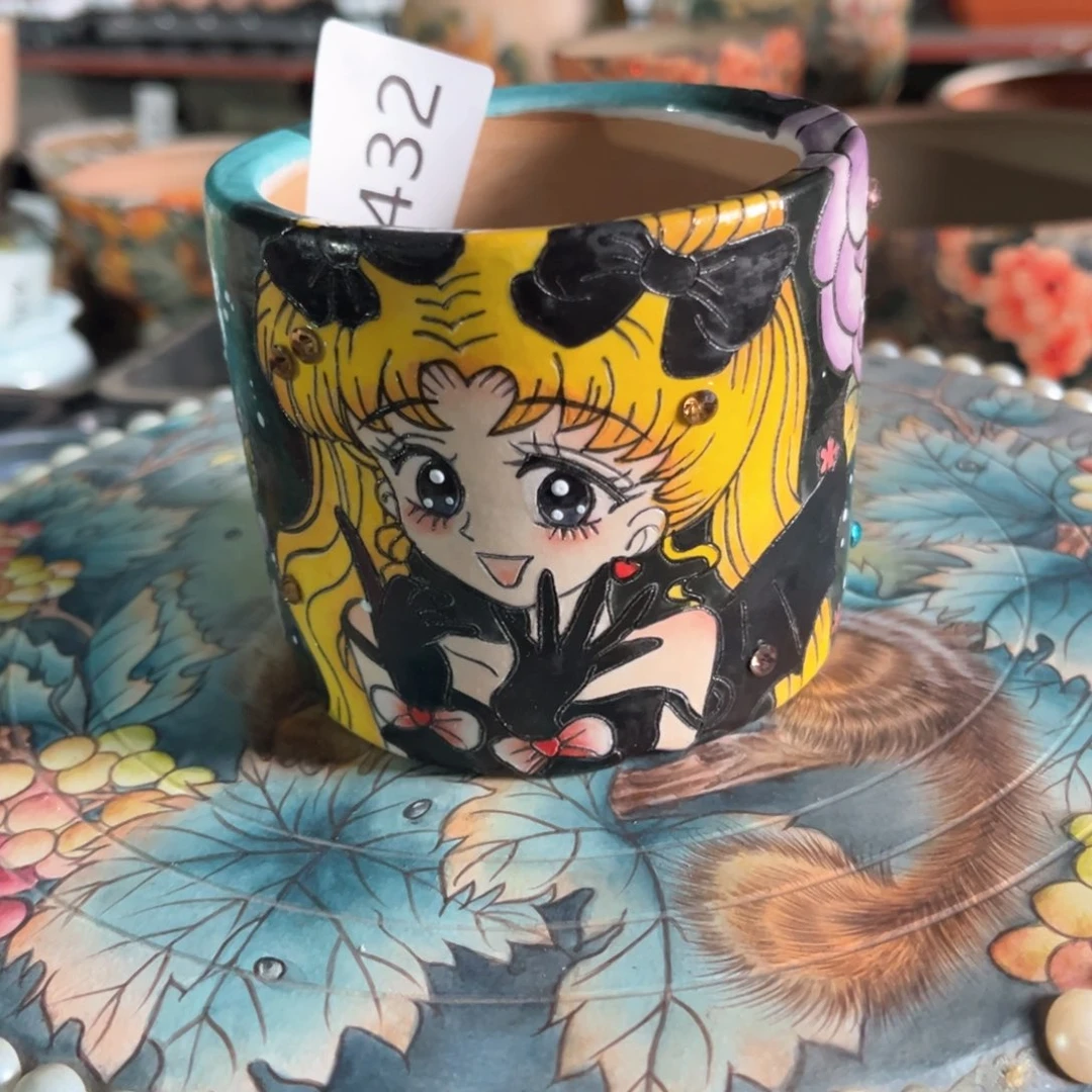 红陶?*影432花盆1个